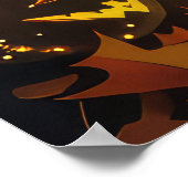 Jack Russell Halloween Spooky Poster (Hoek)