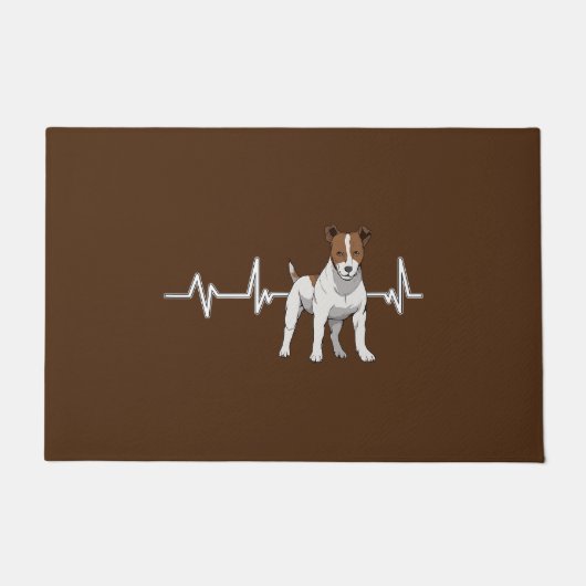 Jack Russell Heartbeat Hond Eigenaar Hartslag Jack Deurmat (Voorkant)