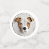 Jack Russell-hond 3D-geïnspireerd  Confetti (Kleine voorkant)