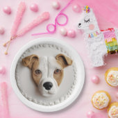 Jack Russell hond 3D geïnspireerd Papieren Bordje (Feest)