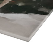 Jack Russell Hond in Sneeuw Kerstmis Snijplank (Hoek)