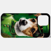 Jack Russell-hond in St. Patrick's Day-jurk Case-Mate iPhone Case (Achterkant (horizontaal))
