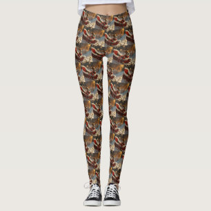 Jack Russell Hond Kerstfeest Leggings