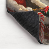 Jack Russell Hond Kerstfeest Muismat (Hoek)