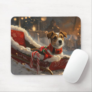 Jack Russell Hond Kerstfeest Muismat