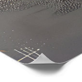 Jack Russell Hond Kerstfeest Poster (Hoek)