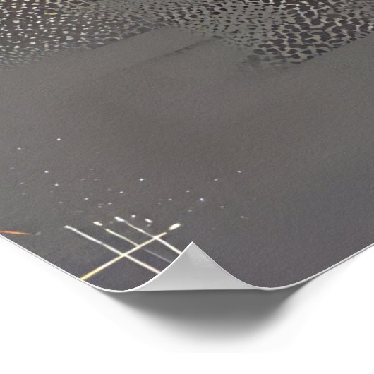 Jack Russell Hond Kerstfeest Poster (Hoek)