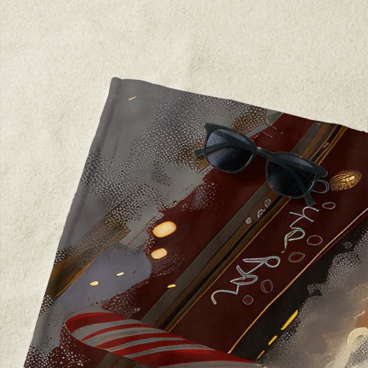 Jack Russell Hond Kerstfeest Strandlaken (In situ)