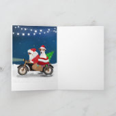 Jack Russell hond Kerstmis Sinterklaas  Kaart (Binnen)