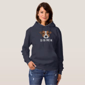 Jack Russell-hond Moeder Hoodie (Voorkant volledig)