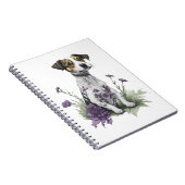 Jack Russell-hond Notitieboek (Rechterzijde)