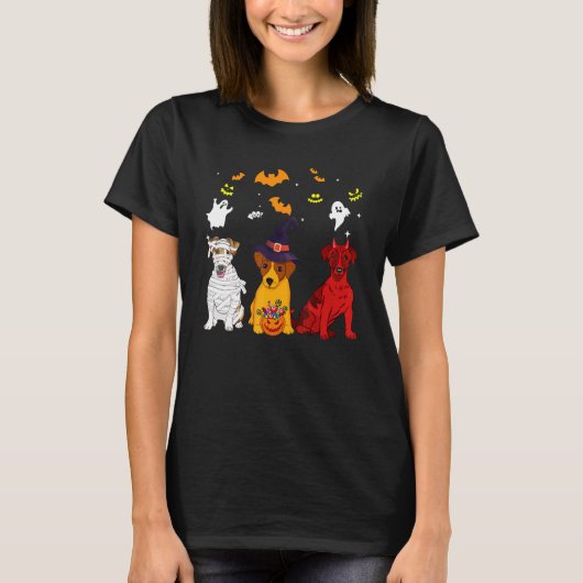 Jack Russell-hond T-shirt (Voorkant)