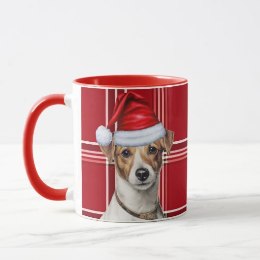 Jack Russell Hondenliefhebber Holiday Plaid Christ Mok (Links)