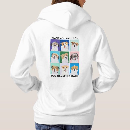 Jack Russell Hoodie (Achterkant)