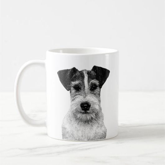 Jack Russell Ik hou van mijn Jack Russel Koffiemok (Links)