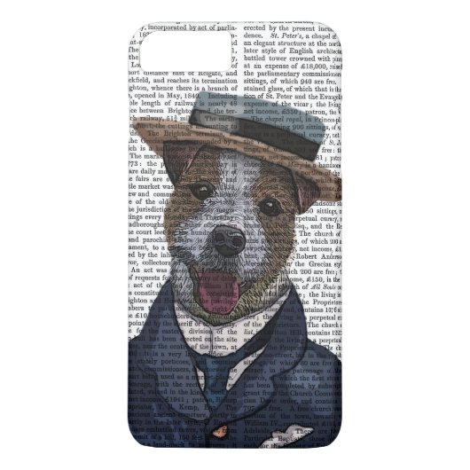 Jack Russell in Boater 2 Case-Mate iPhone Case (Achterkant)