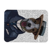 Jack Russell in Boater 2 Magneet (Horizontaal)