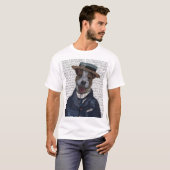 Jack Russell in Boater 2 T-shirt (Voorkant volledig)