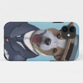 Jack Russell in Boater Case-Mate iPhone Case (Achterkant (horizontaal))
