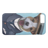 Jack Russell in Boater Case-Mate iPhone Case (Achterkant (Horizontaal))