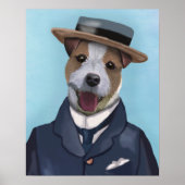 Jack Russell in Boater Poster (Voorkant)