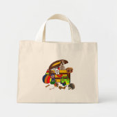 JACK RUSSELL IN DE SPEELGOED DOOS MINI TOTE BAG (Voorkant)