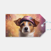 Jack Russell in levendig kostuum Cadeaulabel (Voorkant (Horizontaal))