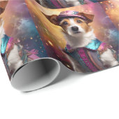 Jack Russell in levendig kostuum Cadeaupapier (Rol Hoek)