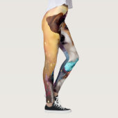 Jack Russell in levendig kostuum Leggings (Rechts)