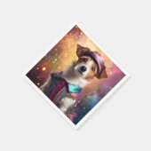 Jack Russell in levendig kostuum Servet (Hoek)