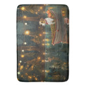 Jack Russell Kerst Feestelijke reis Badmat (Voorkant Verticaal)