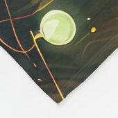 Jack Russell Kerst Feestelijke reis Fleece Deken (Hoek)