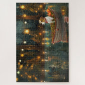 Jack Russell Kerst Feestelijke reis Legpuzzel (Verticaal)