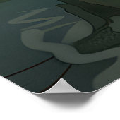 Jack Russell Kerst Feestelijke reis Poster (Hoek)