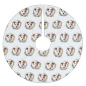 Jack Russell Kerstkrans feestelijke pup Kerstboom Rok (Voorkant)