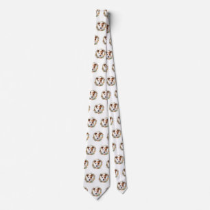 Jack Russell Kerstkrans Festieve Pup Stropdas
