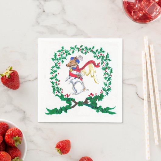 Jack Russell Kerstservetten van Gulliver Servetten (Insitu)