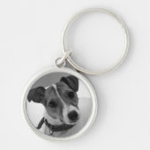 Jack Russell Keyring Sleutelhanger (Voorkant)