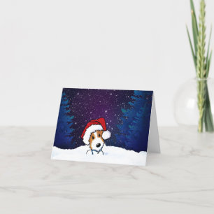 Jack Russell KiniArt Christmas Kaart