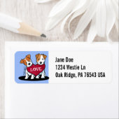 Jack Russell KiniArt Etiket (Insitu)