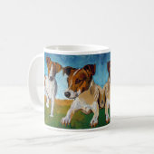 Jack Russell Koffiemok (Voorkant links)