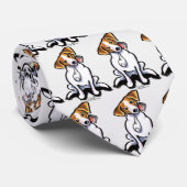 Jack Russell Lets Play Stropdas (Opgerold)