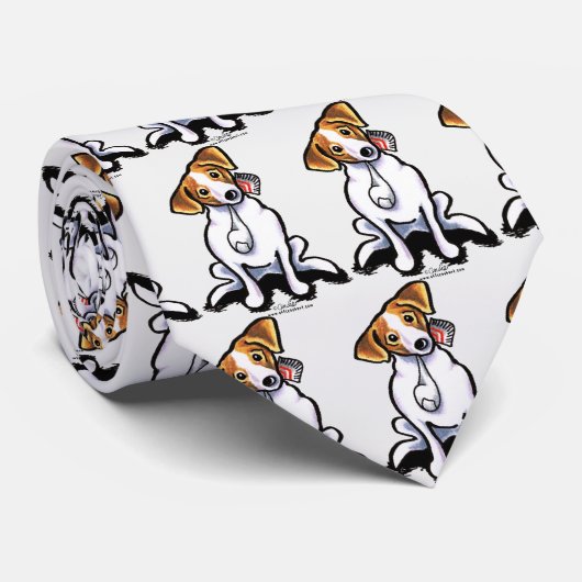 Jack Russell Lets Play Stropdas (Opgerold)