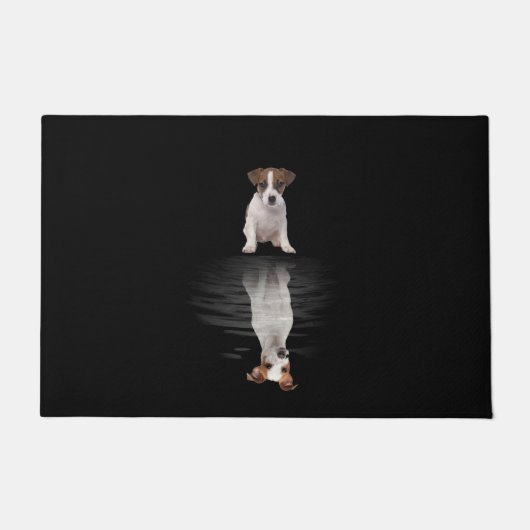Jack Russell Love Cute Jack Russell Deurmat (Voorkant)