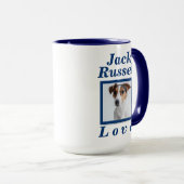 "Jack Russell Love" Cutest Gift voor haar koffie Mok (Voorkant rechts)