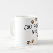 Jack Russell mama Koffiemok (Voorkant links)