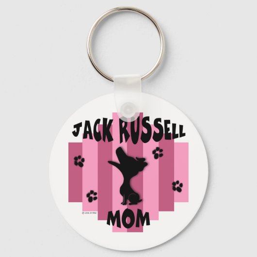 Jack Russell mama Sleutelhanger (Voorkant)