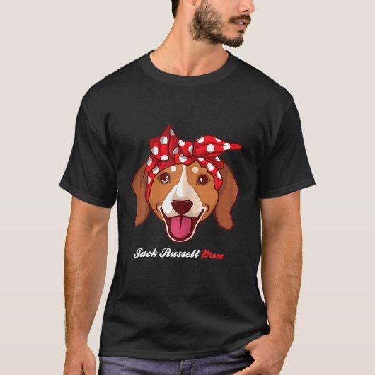 Jack Russell Moeder Russel Terrier Leuke Verjaarda T-shirt (Voorkant)