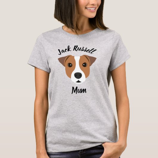Jack Russell-moeder T-shirt (Voorkant)