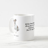 Jack Russell Mok - met twee beelden en een motief (Voorkant links)